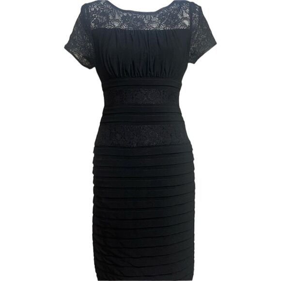 Adrianna papell black sheath dress - Picture 1 of 11
